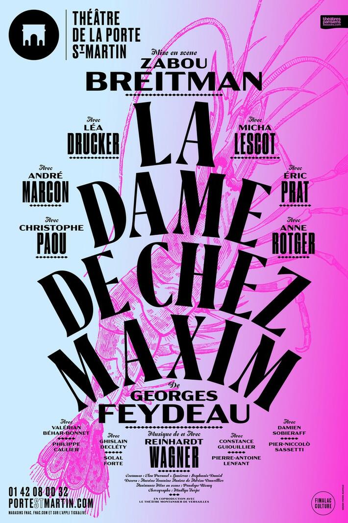 la dame de chez maxim affiche