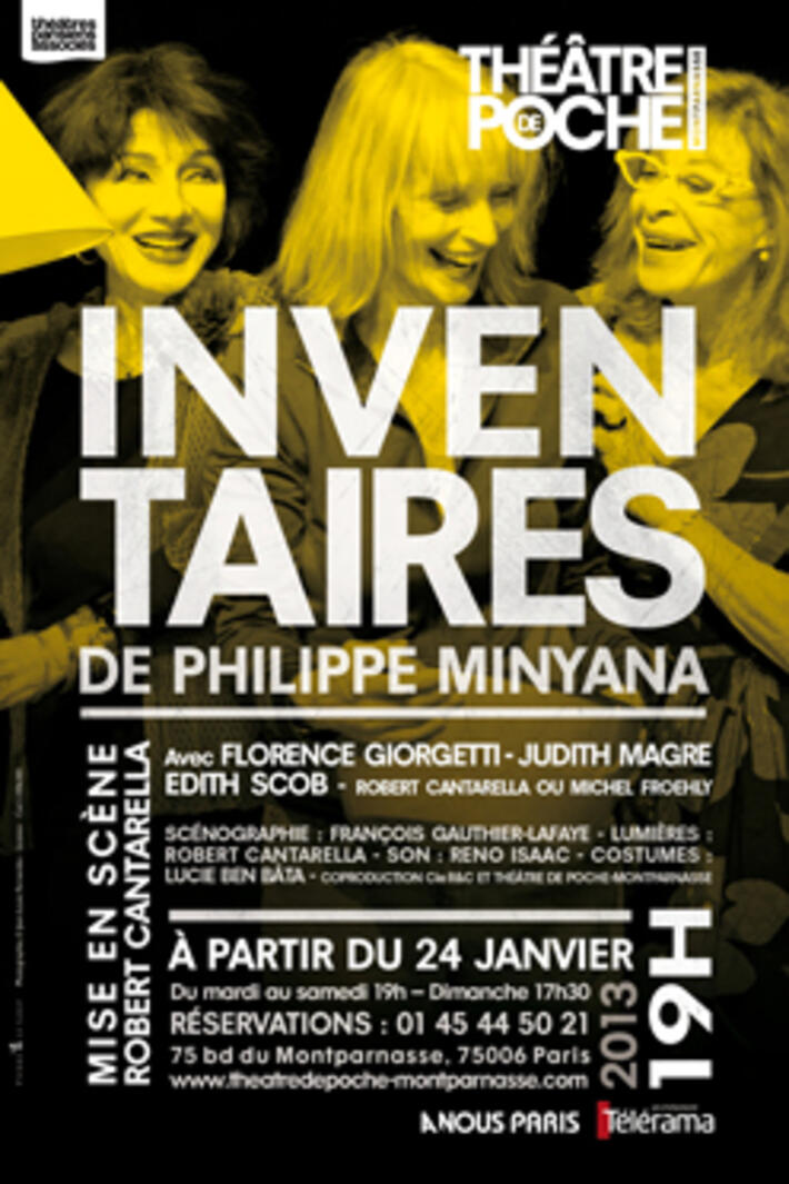 INVENTAIRES de Philippe Minyana au Th&eacute;&acirc;tre Poche Montparnasse
