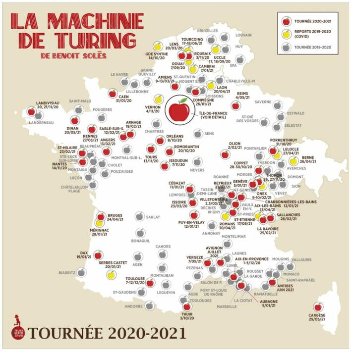 Tournées La machine de turing