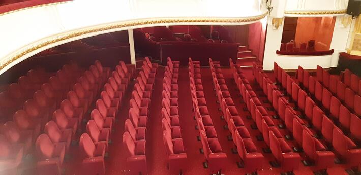 salle orchestre th&eacute;&acirc;tre de la Porte Saint Martin