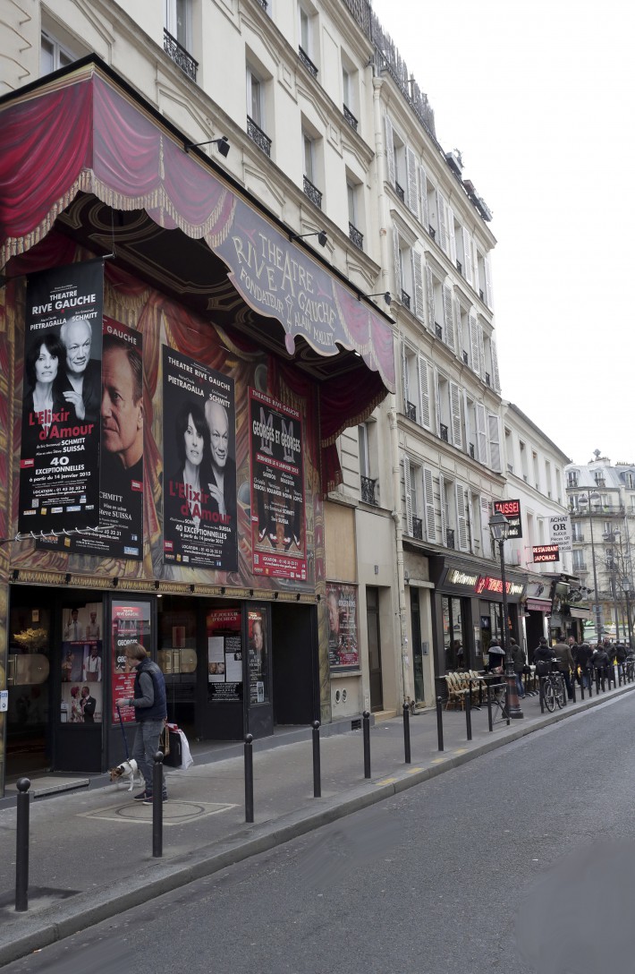 Théâtre Rive Gauche (Paris 14ème) - Façade rue de la Gaité