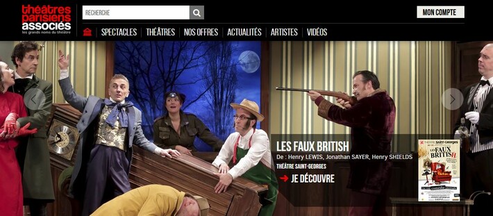 Du nouveau sur le site internet des Théâtres Parisiens Associés