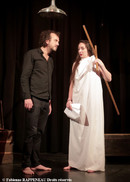 Régis VLACHOS, Charlotte ZOTTO dans Dieu est mort. Et moi non plus j'me sens pas très bien !