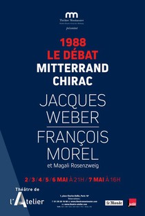 DÉBAT 1988 MITTERRAND/CHIRAC, Théâtre de l'Atelier