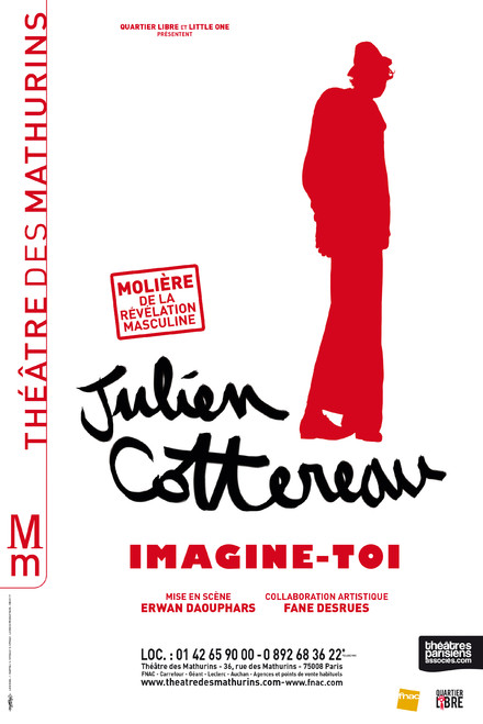 Julien Cottereau "Imagine toi" au Théâtre des Mathurins (Grande salle)