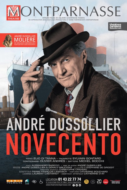 Novecento au Théâtre Montparnasse