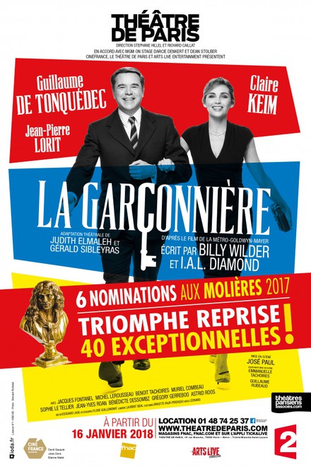 La Garçonnière - Reprise le 16 Janvier 2018 au Théâtre de Paris