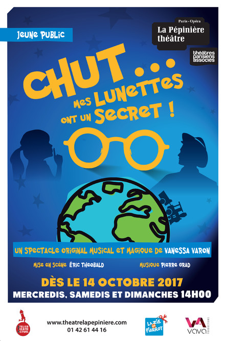Chut... mes lunettes ont un secret au Théâtre de La Pépinière