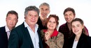 Lionnel ASTIER, Frédéric BOURALY, Raphaëline GOUPILLEAU, Julien KIRSCHE, Philippe MAYMAT, Esther MOREAU dans Deux mensonges et une vérité