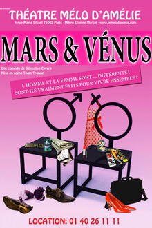 Mars et Vénus, Théâtre Mélo d'Amélie