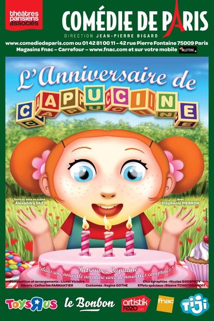 L'Anniversaire de Capucine au Théâtre Comédie de Paris