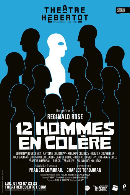12 hommes en colère au Théâtre Hébertot