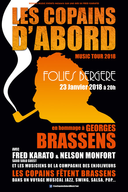 LES COPAINS D'ABORD - MUSIC TOUR 2018 au Théâtre des Folies Bergère