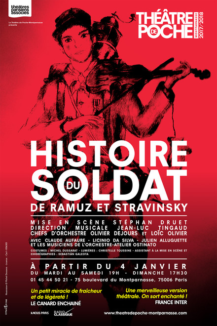 Histoire du soldat au Théâtre de Poche-Montparnasse (Grande salle)