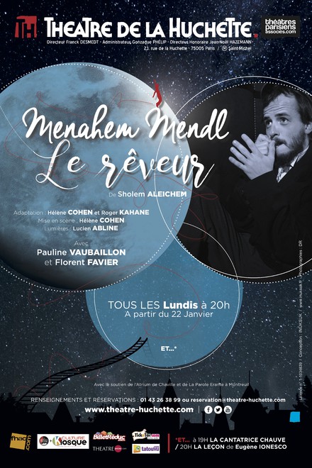 MENAHEM-MENDL le rêveur au Théâtre de La Huchette