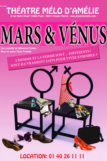 Mars et Vénus au Théâtre Mélo d'Amélie