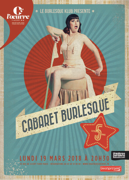 Cabaret burlesque au Théâtre de l'Œuvre