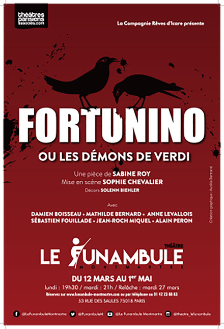 FORTUNINO ou les démons de Verdi au Théâtre du Funambule Montmartre