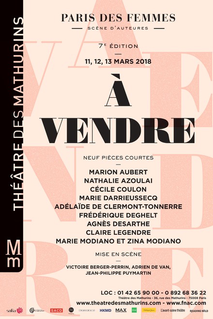 LE PARIS DES FEMMES 7ème édition - A VENDRE au Théâtre des Mathurins (Grande salle)