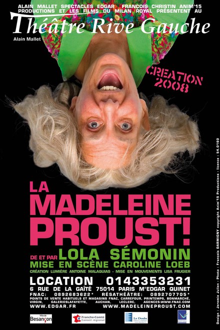 La Madeleine Proust ! au Théâtre de La Gaîté Rive Gauche