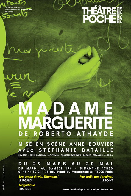 Madame Marguerite au Théâtre de Poche-Montparnasse (Grande salle)