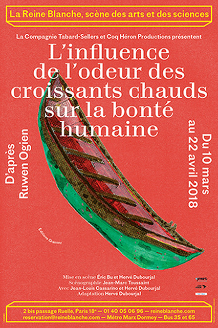L'Influence de l'odeur des croissants chauds sur la bonté humaine au Théâtre de La Reine Blanche