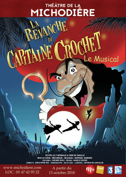 La revanche du Capitaine Crochet au Théâtre de la Michodière
