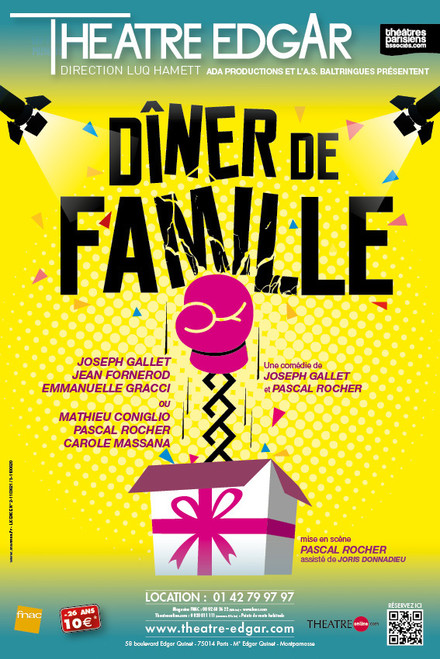 Dîner de famille au Théâtre Edgar