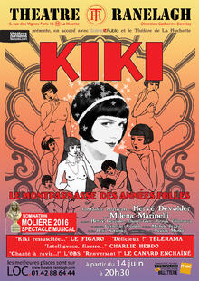 Kiki, le Montparnasse des années folles, Théâtre le Ranelagh