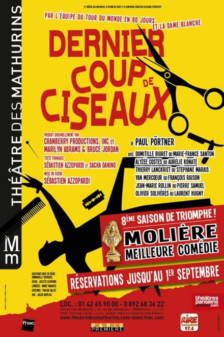Dernier coup de ciseaux au Théâtre des Mathurins (Grande salle)