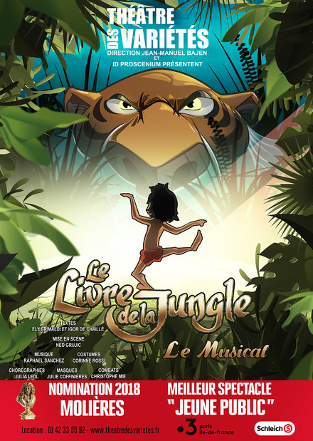 Le livre de la jungle au Théâtre des Variétés