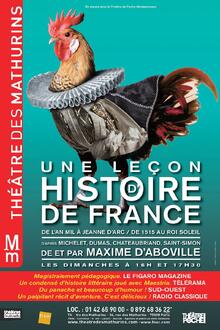 Une leçon d'Histoire de France, Théâtre des Mathurins (Grande salle)