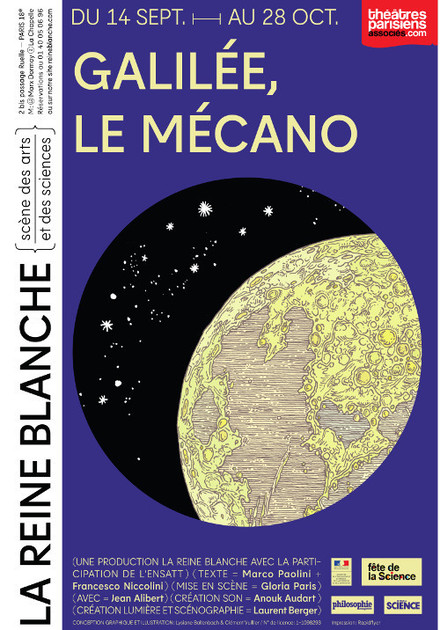 Galilée, le mécano au Théâtre de La Reine Blanche