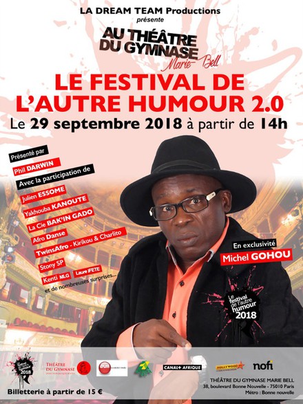 Festival de l’Autre Humour 2.0 au Théâtre du Gymnase Marie Bell