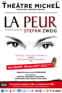LA PEUR d'après Stefan Zweig, Théâtre Michel