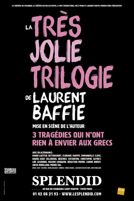 La très jolie trilogie de Laurent Baffie au Théâtre du Splendid