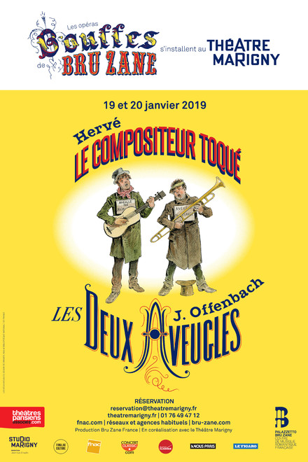 Les opéras-bouffes de Bru Zane - Les deux aveugles & Le compositeur toqué au Théâtre Marigny Studio