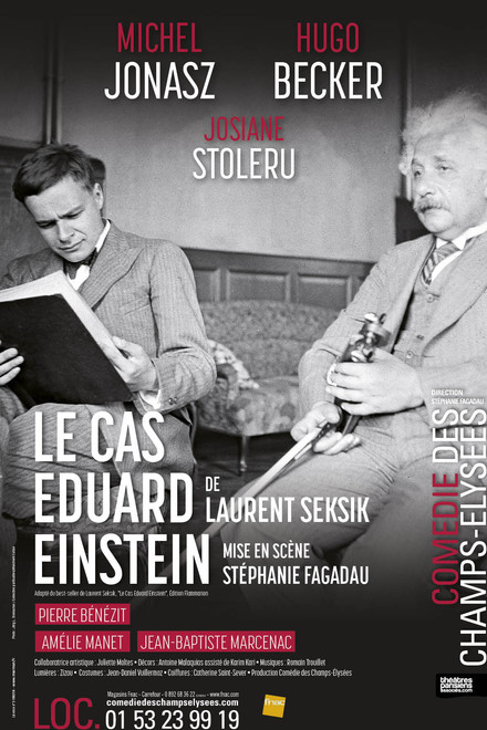 Le Cas Eduard Einstein au Théâtre de la Comédie des Champs-Elysées