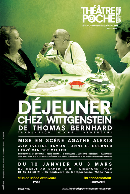 Déjeuner chez Wittgenstein au Théâtre de Poche-Montparnasse (Grande salle)