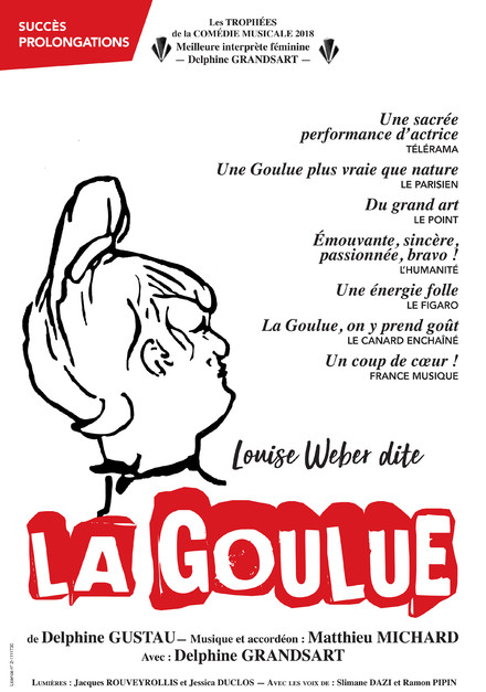 Louise WEBER dite La GOULUE au Théâtre Essaïon