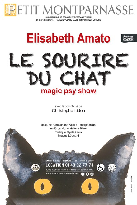 LE SOURIRE DU CHAT - Elisabeth AMATO au Théâtre du Petit Montparnasse
