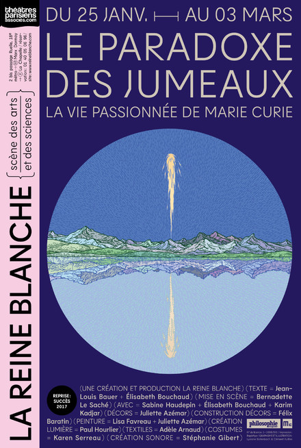 Le Paradoxe des Jumeaux au Théâtre de La Reine Blanche
