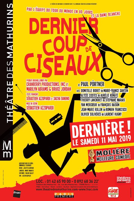 Dernier coup de ciseaux au Théâtre des Mathurins (Grande salle)