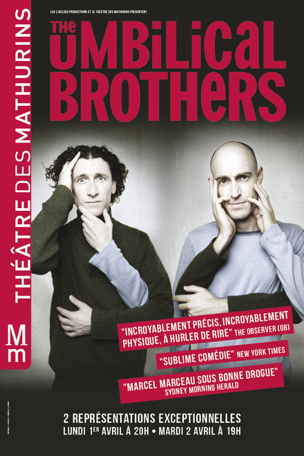 THE UMBILICAL BROTHERS au Théâtre des Mathurins (Grande salle)