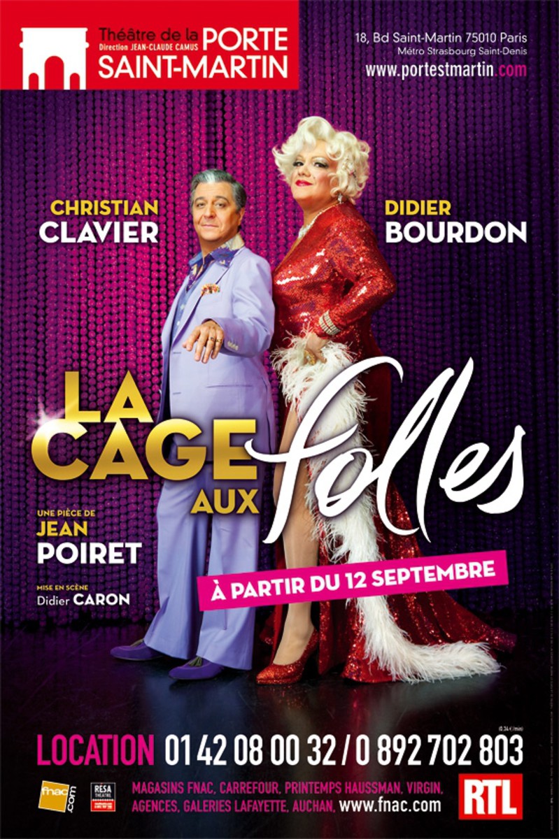 La Cage aux folles au Théâtre de la Porte Saint-Martin - Paris