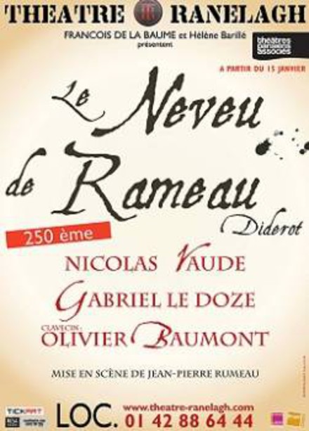 Le Neveu de Rameau au Théâtre le Ranelagh