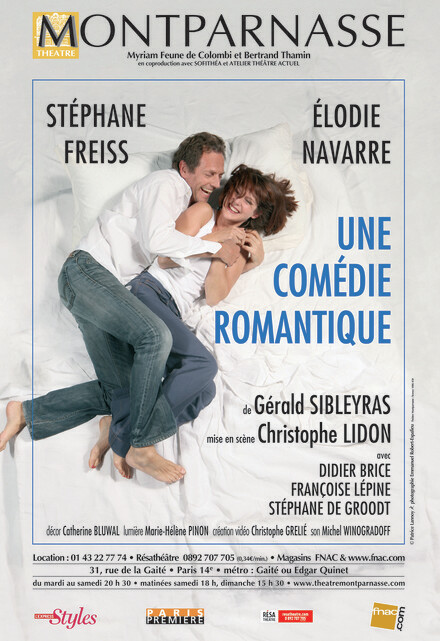 Une comédie romantique au Théâtre Montparnasse
