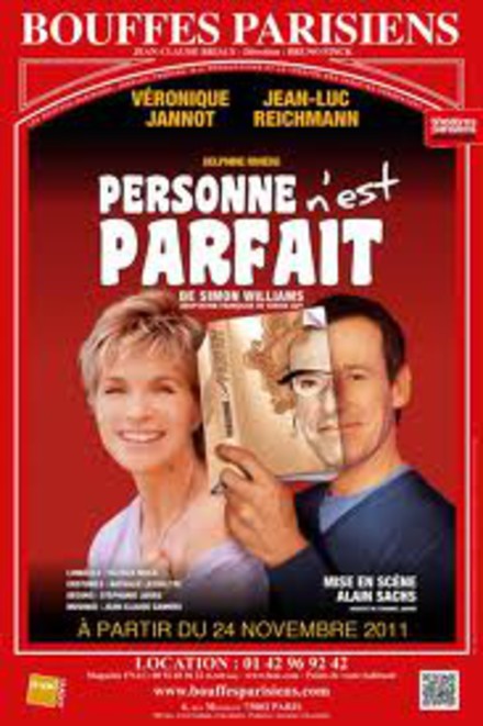Personne n'est parfait au Théâtre des Bouffes Parisiens