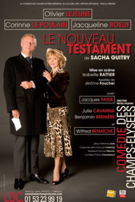 Le Nouveau testament au Théâtre de la Comédie des Champs-Elysées