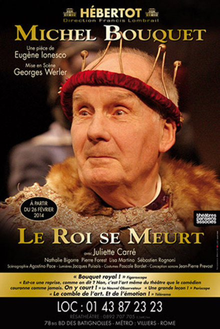 Le Roi se meurt au Théâtre Hébertot